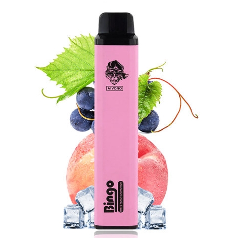 AIVONO AIM BINGO 4000 Puffs Vape - pamplemousse de pêche blanche : L’expérience fruitée et rafraîchissante qui séduit la France