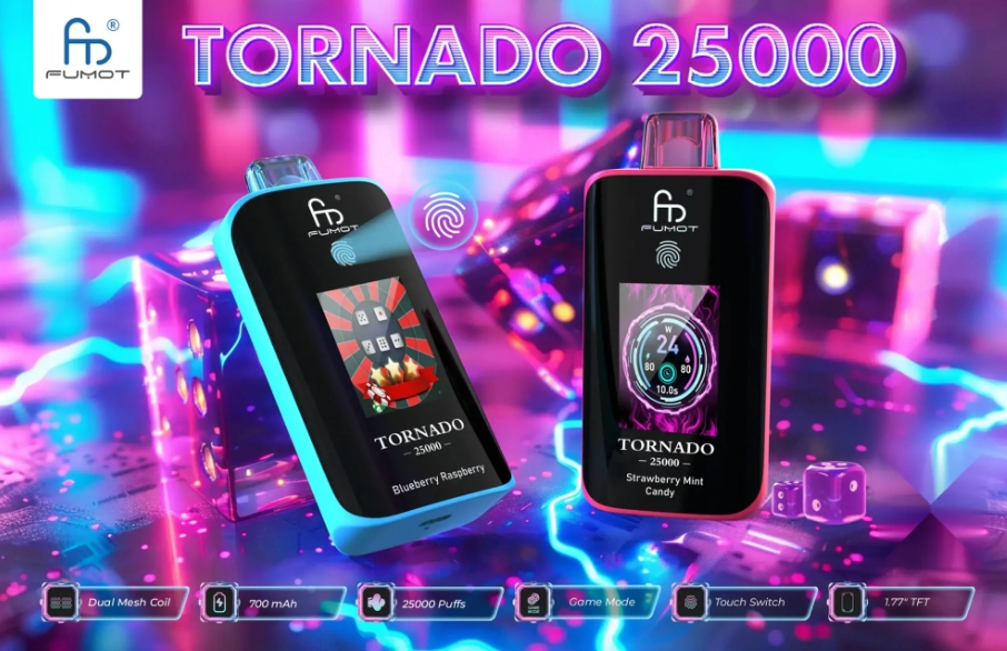 Découvrez le RandM Fumot Tornado 25000 Puffs Vape - glace de banane : Une expérience de vapotage révolutionnaire en 2025