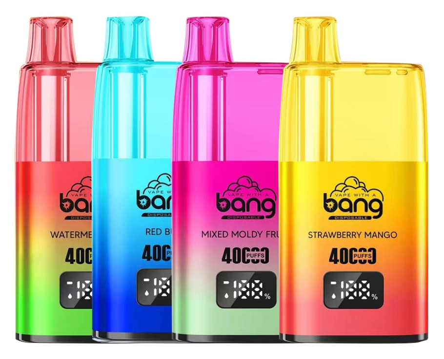 BangBox Refillable 40K Vape : L'Élégance Fruitée de Mangue Fraise Conquiert la Vape Française