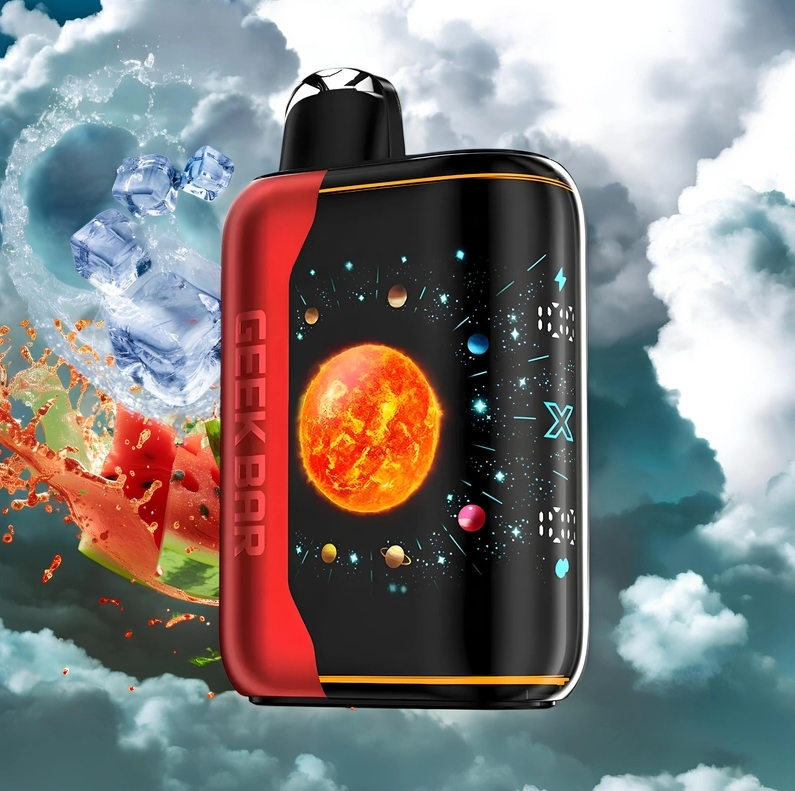 GEEK BAR Platinum Edition 25000 Bouffées Vape - glace à pastèque : la fusion parfaite entre fraîcheur fruitée et performance extrême