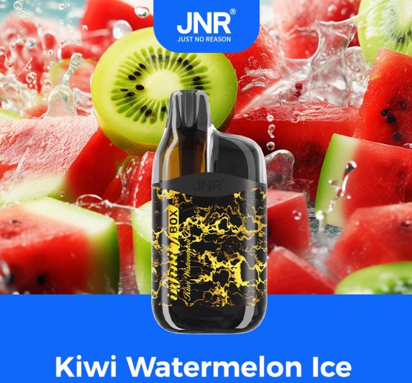 JNR INFINITY BOX 10700 Puffs Vape – glace à la pastèque et au kiwi : une fusion fruitée au sommet de la performance