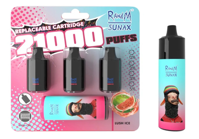 RandM Sunax 21000 Puffs Vape - glace luxuriante : une révolution sensorielle dans le monde du vape français