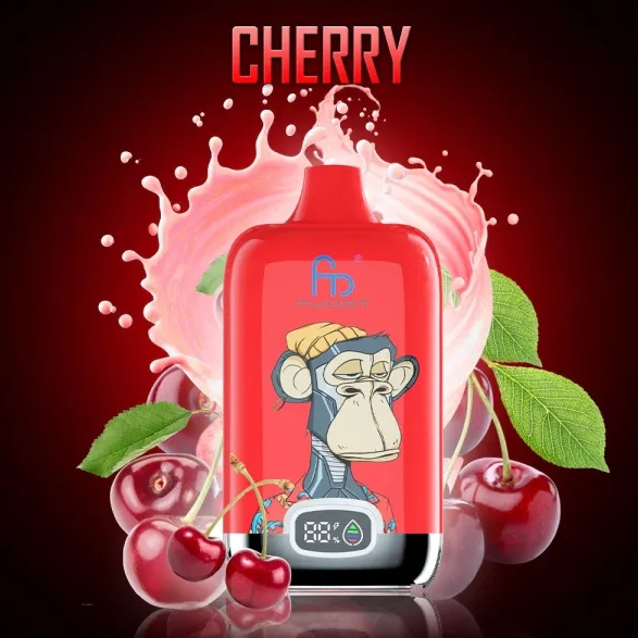 RandM Tornado 12000 Puffs Vape – Cerise : L’élégance du goût longue durée dans un format révolutionnaire