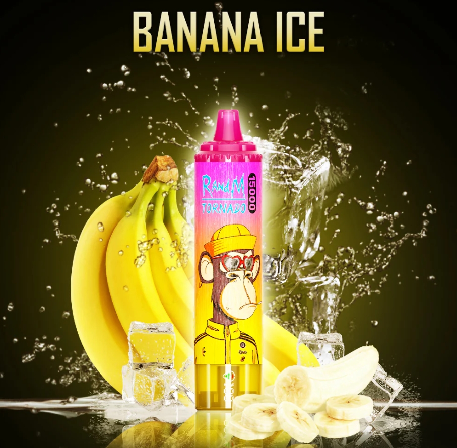 Randm Tornado 15000 Puffs Vape - Glace de Banane : L’expérience fruitée et givrée ultime pour les vapoteurs français en 2025