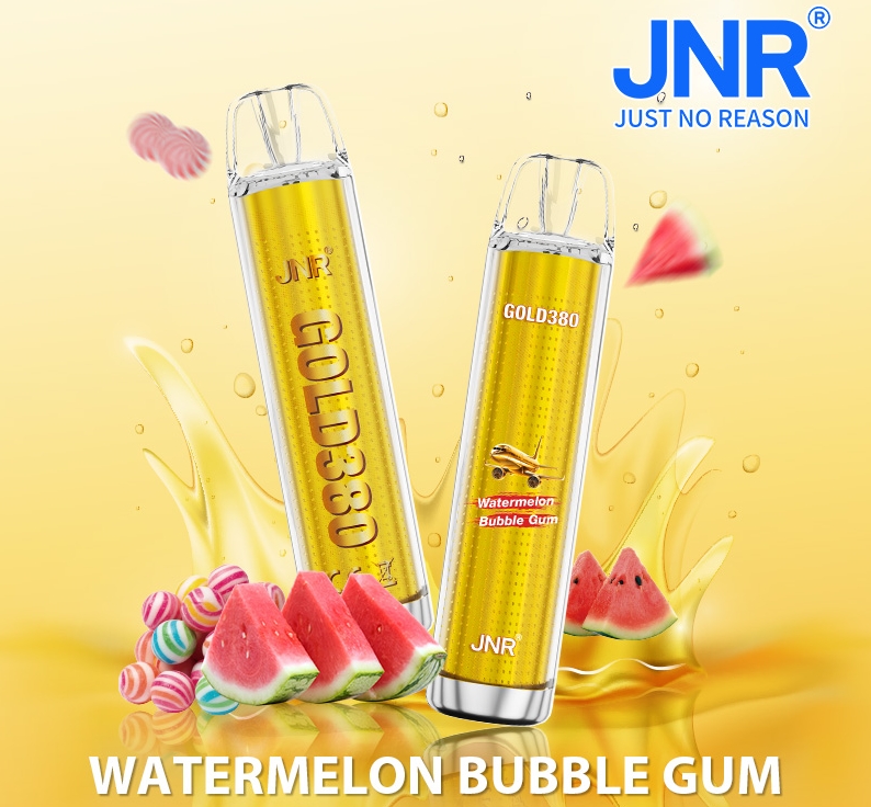 JNR GOLD380 6000 Puffs Vape - bubble-gum à la pastèque : Une fusion sucrée qui séduit la Belgique en 2025