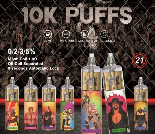 RandM Tornado 10000 Puffs Vape – kiwi baie de dragon : une expérience fruitée et longue durée au cœur de la Suisse vapologique