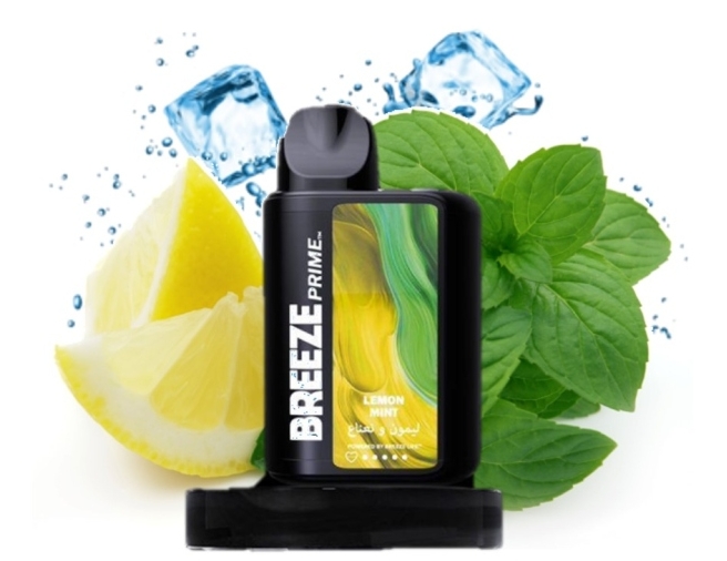 Breeze Prime S50 6000 Puffs Vape - citron : une expérience citronnée puissante pour le vapoteur moderne