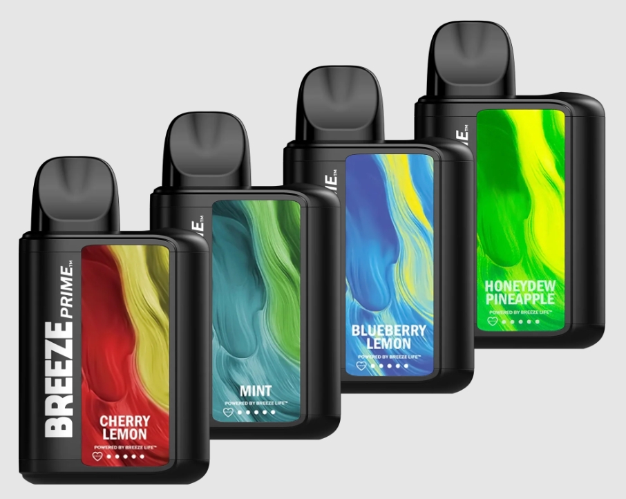 Breeze Prime S50 6000 Puffs Vape - citron : une expérience citronnée puissante pour le vapoteur moderne