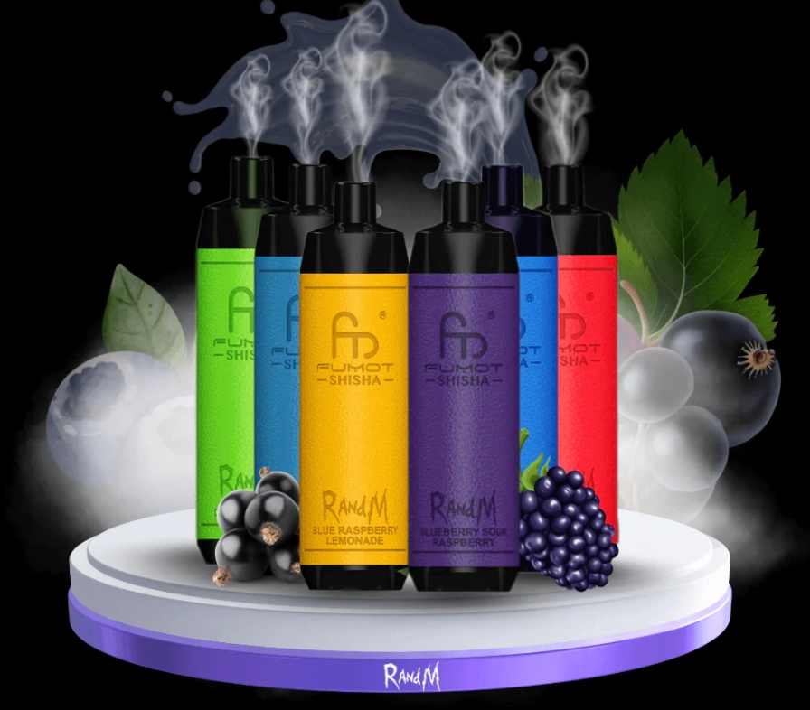 Fumot Randm Shisha 10000 Puffs Vape - Glace au Cassis : L’expérience givrée au cœur du vapotage français