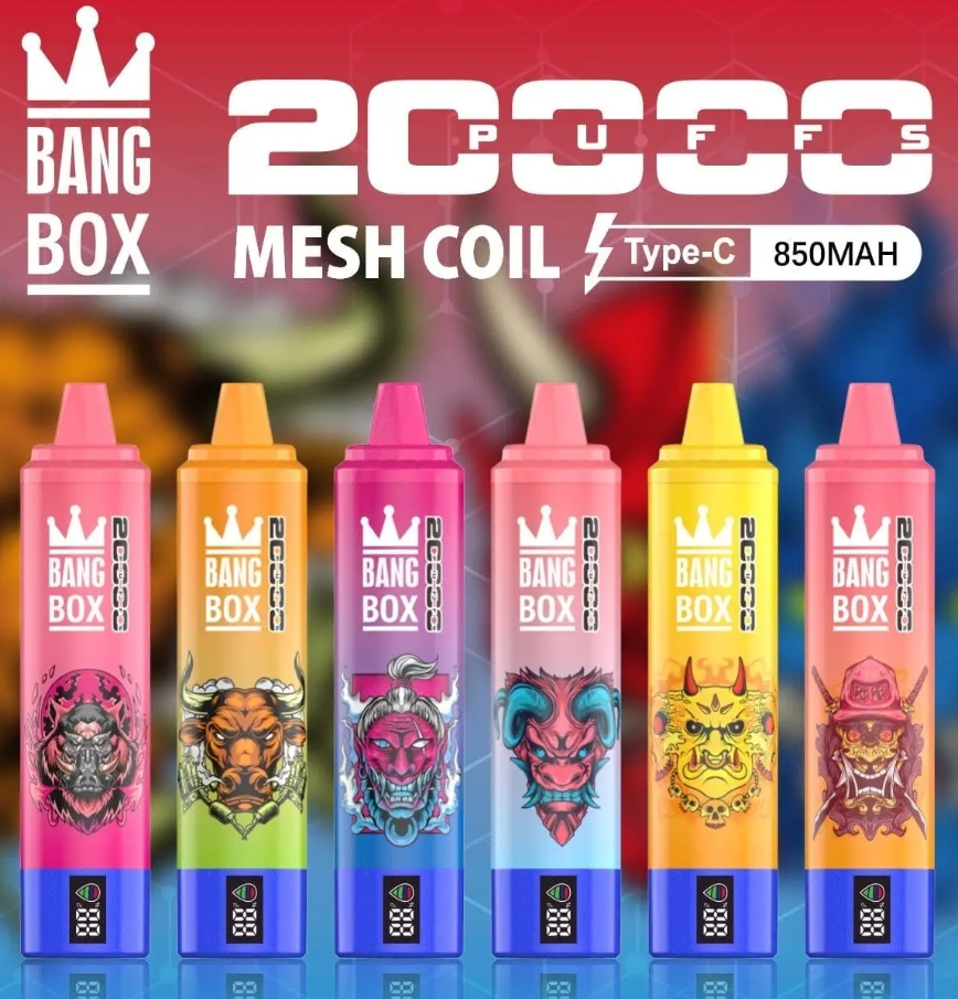 BangBox LED 20000 Bouffées Vape - Glace de Banane : l’alliance parfaite entre innovation, fraîcheur et plaisir prolongé