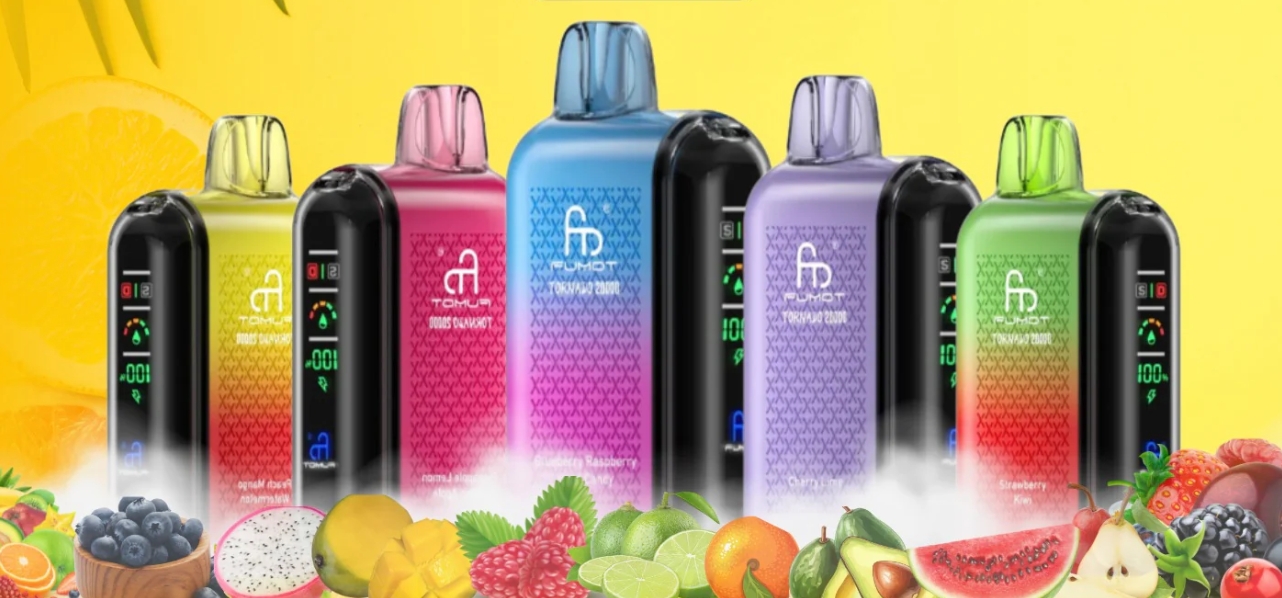 RandM Fumot Tornado 20000 Puffs Vape - cerise : L’explosion fruitée dans un monde de performance ultime