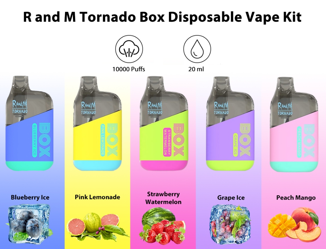 Fumot Original RandM Tornado Box 10000 Puffs Vape – menthe tabac : l’équilibre raffiné entre fraîcheur et tradition