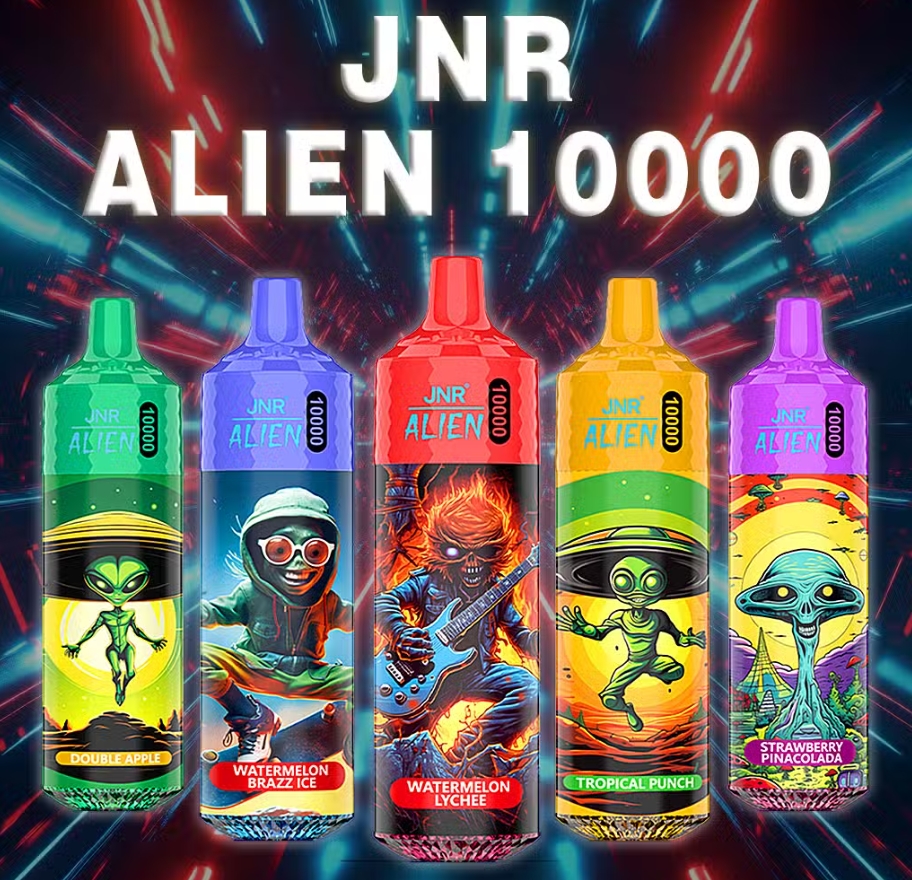 JNR Alien 10000 Puffs Vape – Bleu Framboise Glace : la fraîcheur fruitée qui coche toutes les cases du marché français 2025